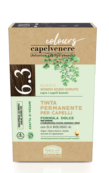 CAPELVENERE COLOURS TINTA CAPELLI 6,3N BIONDO SCURO DORATO - farmascienza.it
