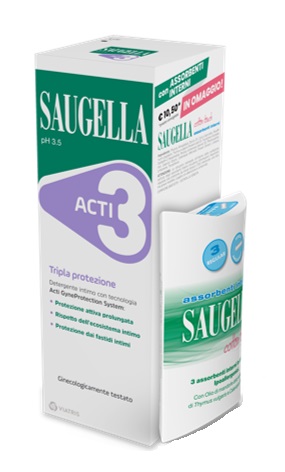 SAUGELLA ACTI3 250 ML + ASSORBENTI INTERNI OMAGGIO - farmascienza.it