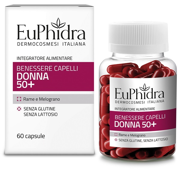 EUPHIDRA CAPELLI DONNA 50+ 60 CAPSULE - farmascienza.it
