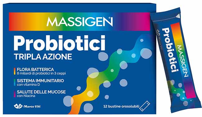MASSIGEN PROBIOTICI 12 STICKPACK DA 1 G PREZZO PIENO - farmascienza.it