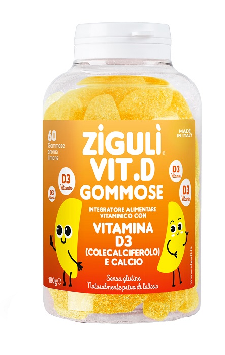 ZIGULI VIT D LIMONE 60 GOMMOSE - farmascienza.it