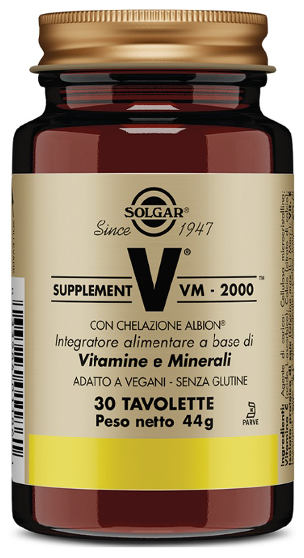 SUPPLEMENT VM 2000 30 TAVOLETTE - farmascienza.it