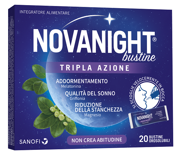 NOVANIGHT 20 BUSTINE TRIPLA AZIONE - farmascienza.it