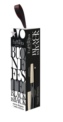 EUPHIDRA COFANETTO BLACK IS BACK 1 MASCARA ALLUNGANTE + 1 MINI MATITA NERA - farmascienza.it