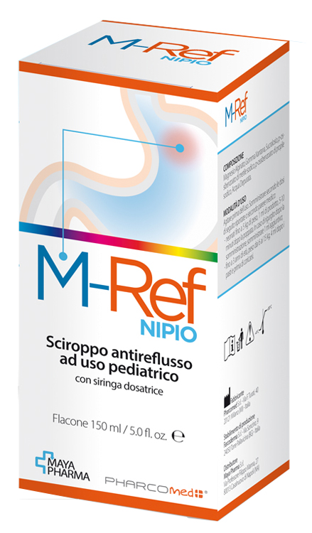 M-REF NIPIO SCIROPPO ANTIREFLUSSO AD USO PEDIATRICO 150 ML CON SIRINGA DOSATRICE - farmascienza.it