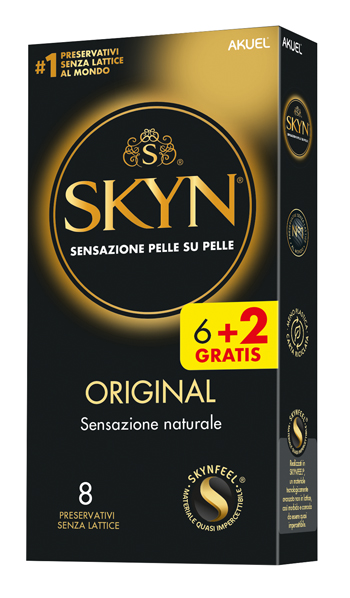 AKUEL SKYN ORIGINAL SENSAZIONE NATURALE 6 PEZZI + 2 OMAGGIO - farmascienza.it