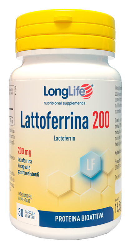 LONGLIFE LATTOFERRINA200 30 CAPSULE VEGETALI DA 550 MG - farmascienza.it