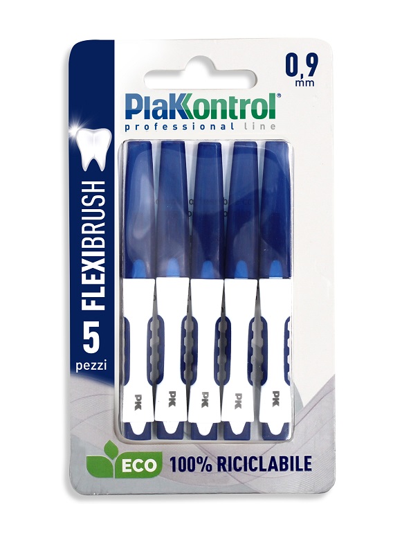 PLAKKONTROL FLEXIBRUSH SCOVOLINI INTERDENTALI 0,9 5 PEZZI - farmascienza.it