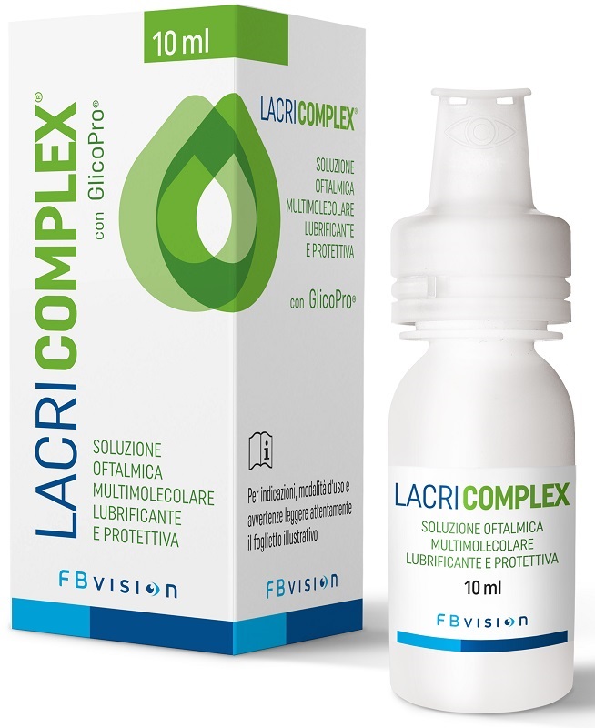 LACRICOMPLEX SOLUZIONE OFTALMICA MULTIMOLECOLARE LUBRIFICANTE PROTETTIVA 10 ML - farmascienza.it