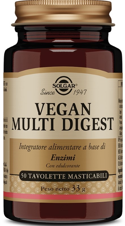 VEGAN MULTI DIGEST 50 TAVOLETTE MASTICABILI - farmascienza.it