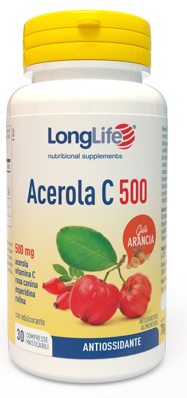 LONGLIFE ACEROLA C500 ARANCIA 30 COMPRESSE - farmascienza.it