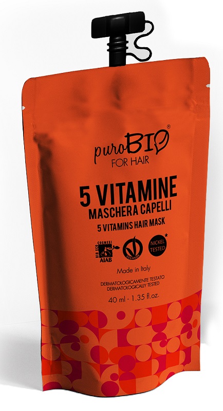 PUROBIO FOR HAIR MASCHERA ALLE 5 VITAMINE 40 ML - farmascienza.it