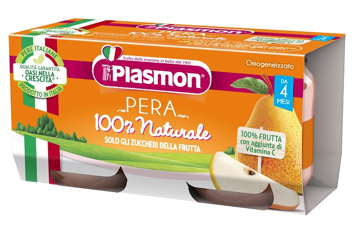 PLASMON OMOGENEIZZATO PERA 2X80 G - farmascienza.it