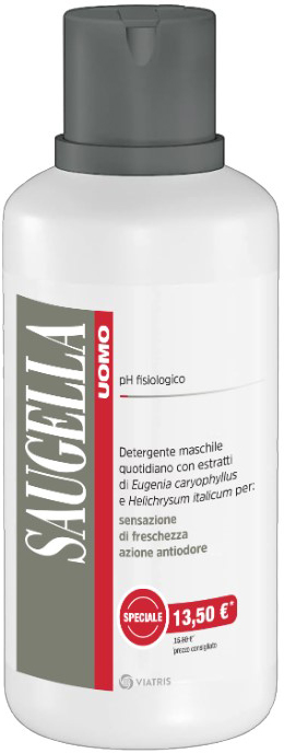 SAUGELLA UOMO DETERGENTE 500 ML TAGLIO PREZZO - farmascienza.it