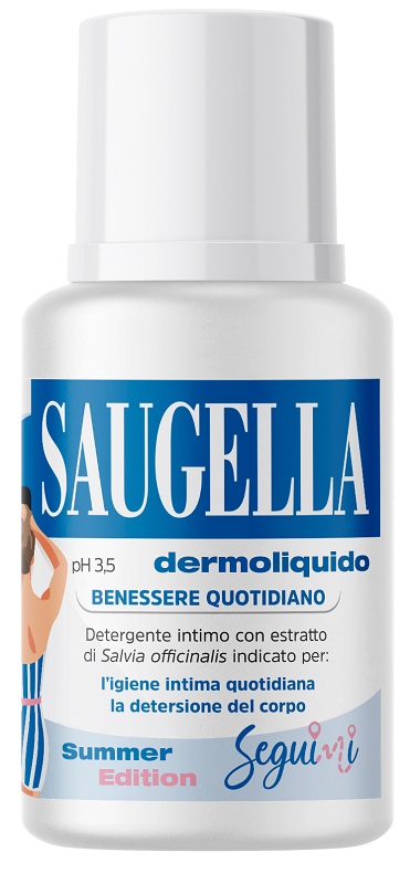 SAUGELLA DERMOLIQUIDO PH 3,5 BENESSERE QUOTIDIANO DETERGENTE INTIMO 100 ML - farmascienza.it