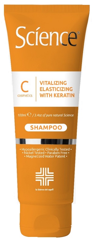 SCIENCE SHAMPOO RISTRUTTURANTE ELASTICIZZANTE KERATINA 100 ML - farmascienza.it