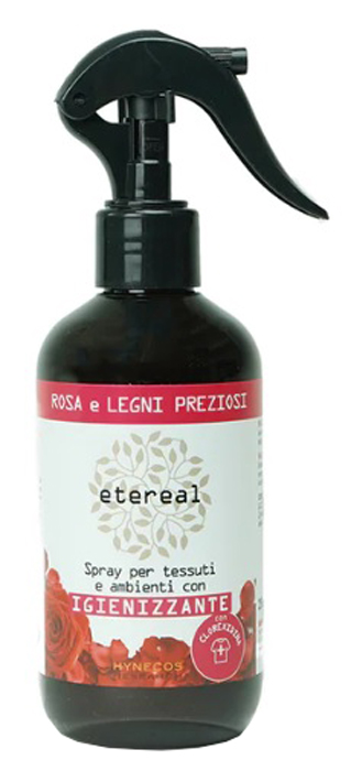 ETEREAL SPRAY PER TESSUTI E AMBIENTI IGIENIZZANTE ROSA E LEGNI PREZIOSI 250 ML - farmascienza.it