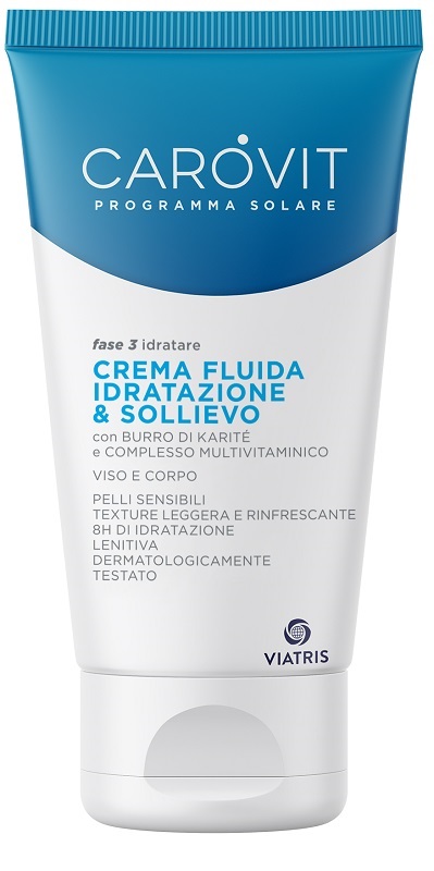 CAROVIT PROGRAMMA SOLARE CREMA FLUIDA IDRATAZIONE & SOLLIEVO 150 ML - farmascienza.it