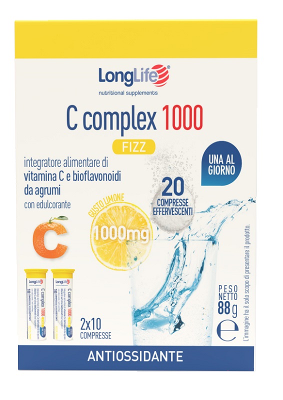 LONGLIFE C COMPLEX 1000 FIZZ 20 COMPRESSE EFFERVESCENTI - farmascienza.it