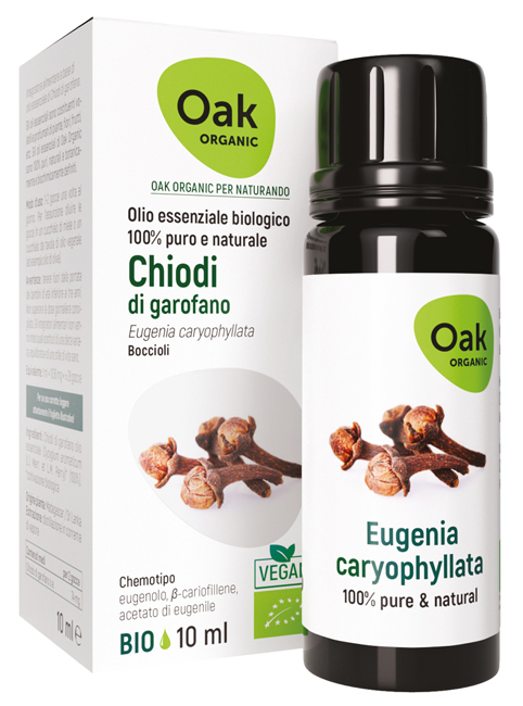 OAK CHIODI DI GAROFANO OLIO ESSENZIALE BIO FLACONE 10 ML - farmascienza.it