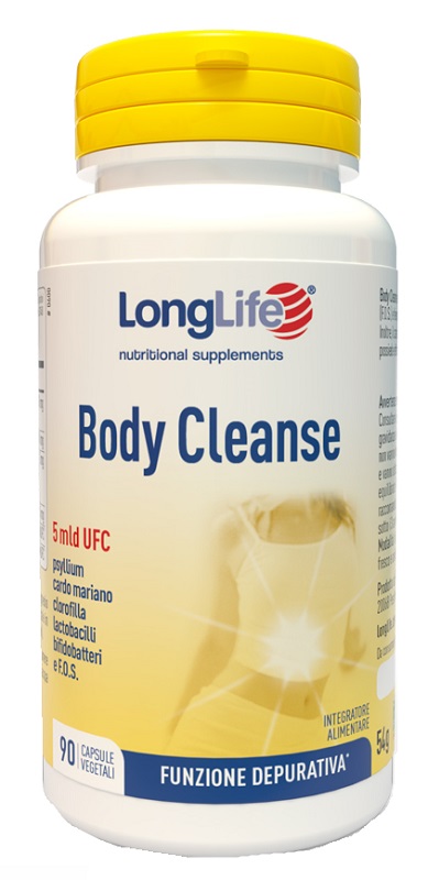 LONGLIFE BODY CLEANSE 90 CAPSULE VEGETALI SENZA GLUTINE - farmascienza.it