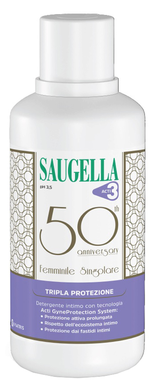 SAUGELLA ACTI3 DETERGENTE INTIMO 500 ML ANNIVERSARIO - farmascienza.it