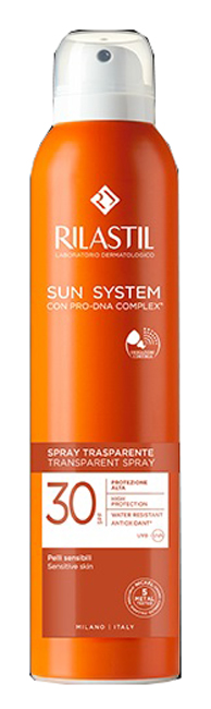 RILASTIL SUN SYSTEM TRANSPARENT SPRAY SPF30 200 ML - farmascienza.it