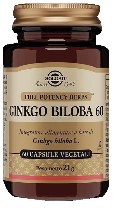 GINKGO BILOBA 60 60 CAPSULE VEGETALI - farmascienza.it