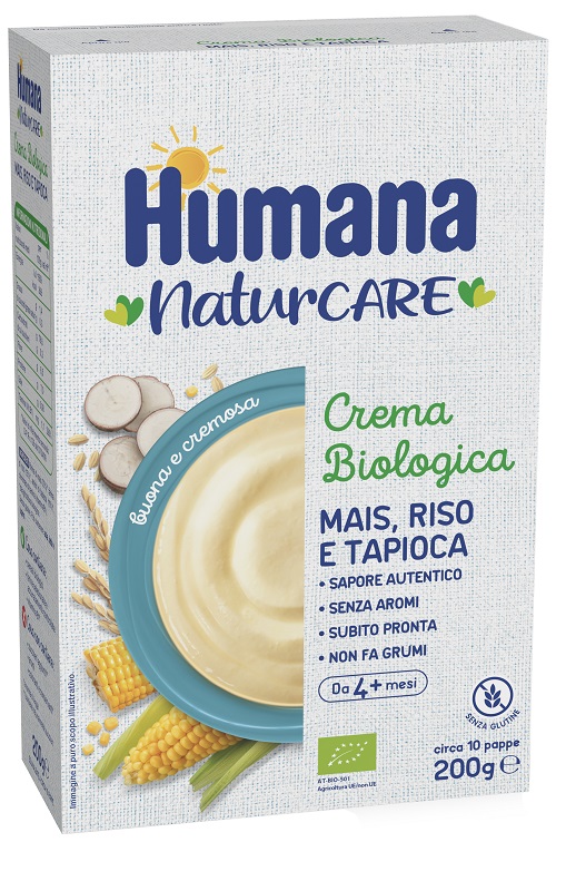 HUMANA CREMA MAIS RISO TAPIOCA BIO 200 G - farmascienza.it