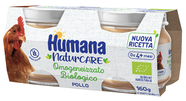 HUMANA OMOGENEIZZATO POLLO BIOLOGICO 2 PEZZI 80 G - farmascienza.it