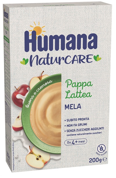 HUMANA PAPPA LATTEA MELA 200 G - farmascienza.it