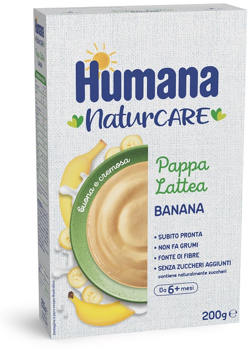 HUMANA PAPPA LATTEA BANANA 200 G - farmascienza.it