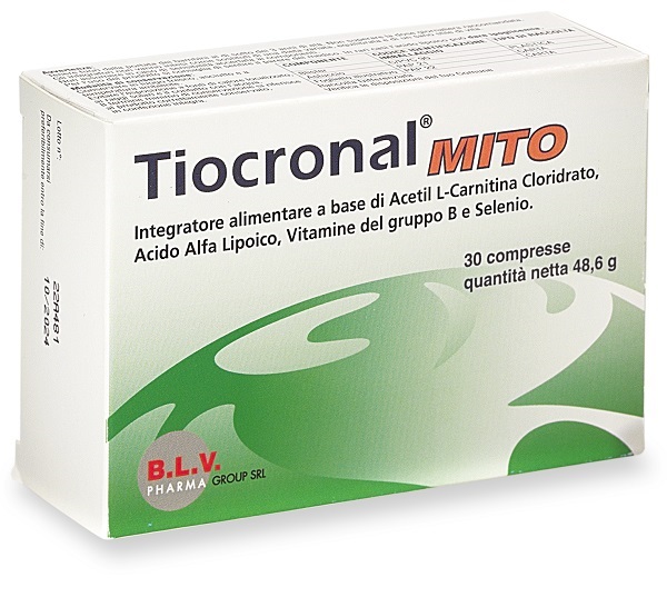 TIOCRONAL MITO 30 COMPRESSE - farmascienza.it