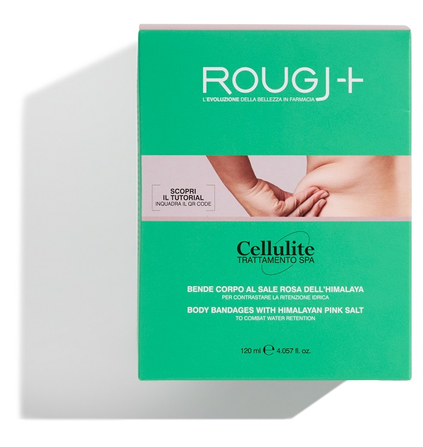 ROUGJ CELLULITE TRATTAMENTO SPA BENDE CORPO AL SALE ROSA DELL'HIMALAYA 2 PEZZI 120 ML - farmascienza.it