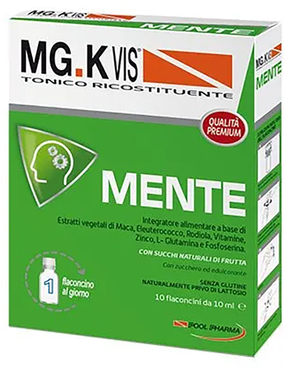 MGK VIS TONICO RICOSTITUENTE MENTE 10 FLACONCINI DA 10 ML - farmascienza.it