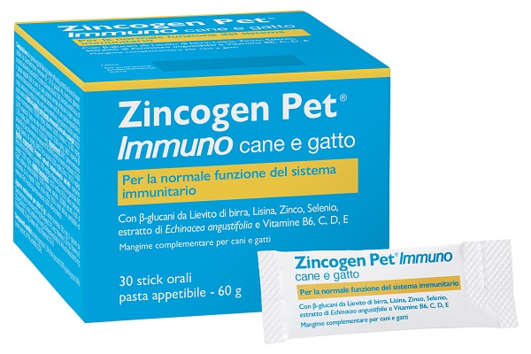 ZINCOGEN PET IMMUNO PASTA 30 STICK - farmascienza.it