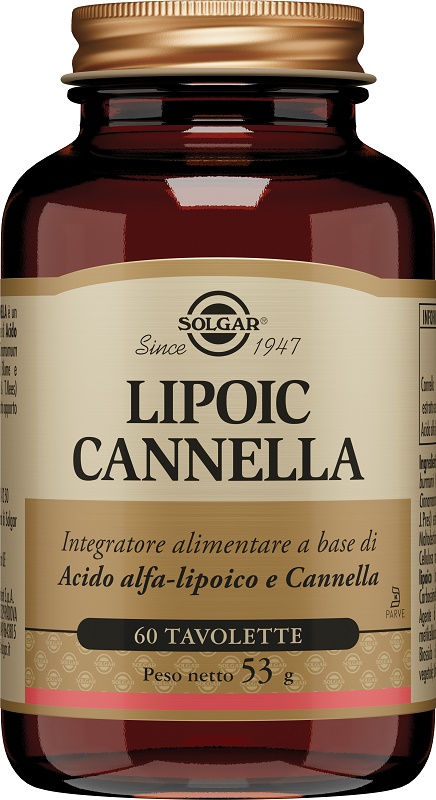 LIPOIC CANNELLA 60 TAVOLETTE - farmascienza.it