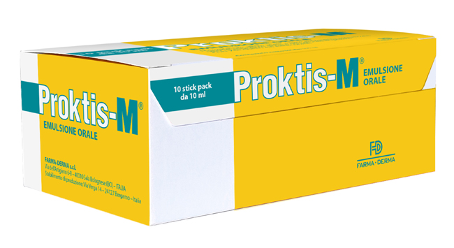 PROKTIS-M EMULSIONE ORALE 10 STICK DA 10 ML - farmascienza.it