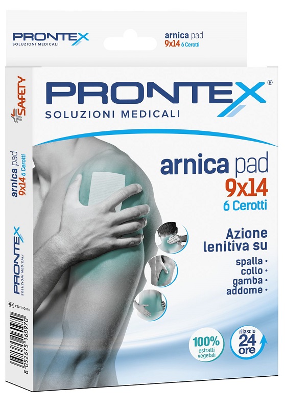 CEROTTO PRONTEX ARNICA PAD 9 X 14 6 PEZZI - farmascienza.it