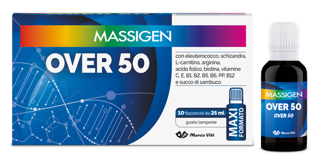 MASSIGEN OVER 50 10 FLACONI DA 25 ML - farmascienza.it