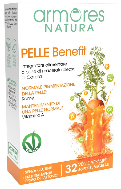 ARMORES NATURA PELLE BENEFIT 32 CAPSULE SOFTGEL - farmascienza.it