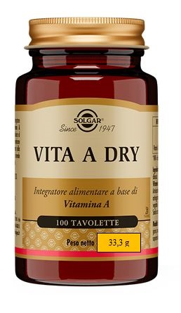 VITA A DRY 100 TAVOLETTE - farmascienza.it
