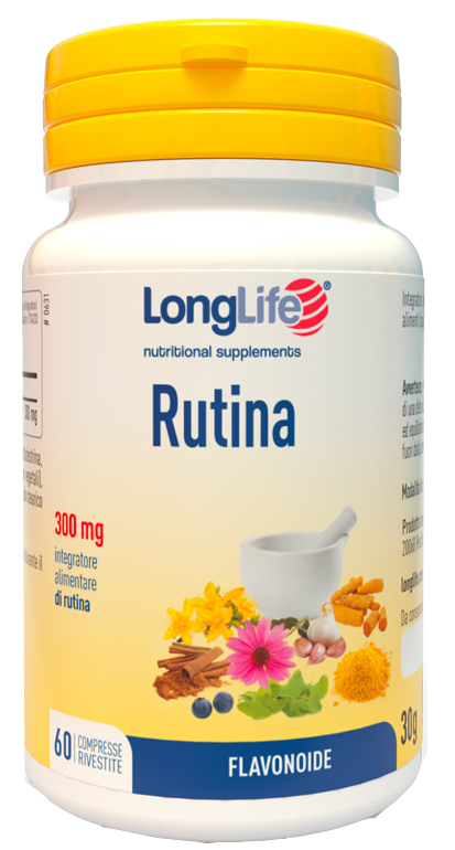 LONGLIFE RUTINA 300 MG 60 COMPRESSE RIVESTITE - farmascienza.it