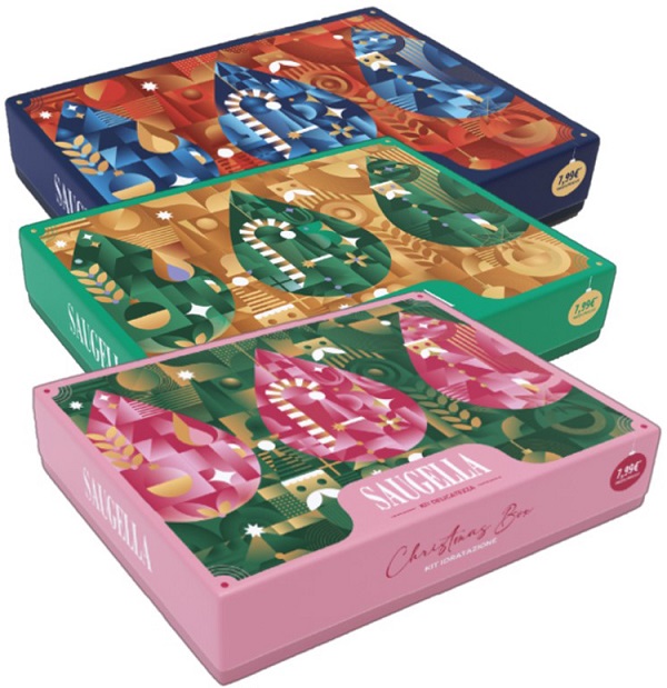 SAUGELLA CHRISTMAS BOX DERMOLIQUIDO 100 ML + INTIMO&CORPO 100 ML + FLACONE 100 ML - farmascienza.it