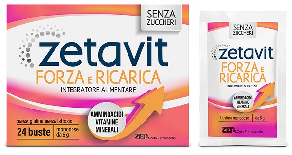 ZETAVIT FORZA E RICARICA 24 BUSTINE 6 G - farmascienza.it