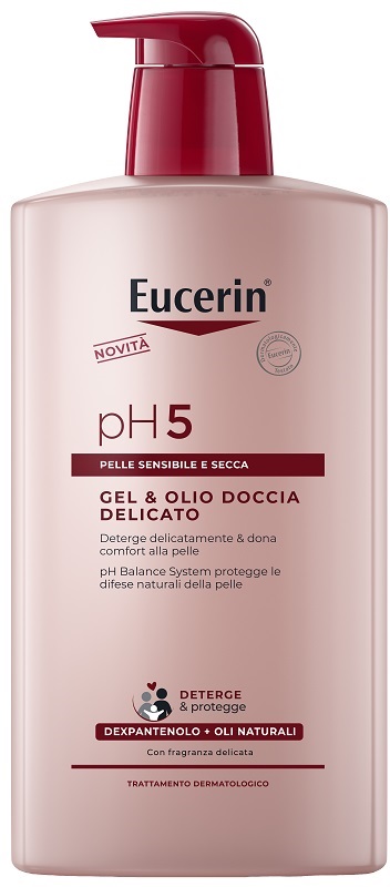 EUCERIN GEL & OLIO DOCCIA DELICATO 1 LITRO - farmascienza.it