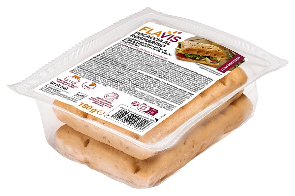FLAVIS FOCACCIA ROSMARINO 2 PEZZI DA 90 G - farmascienza.it