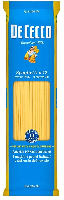DE CECCO SPAGHETTI N12 NUOVA RICETTA 400 G - farmascienza.it