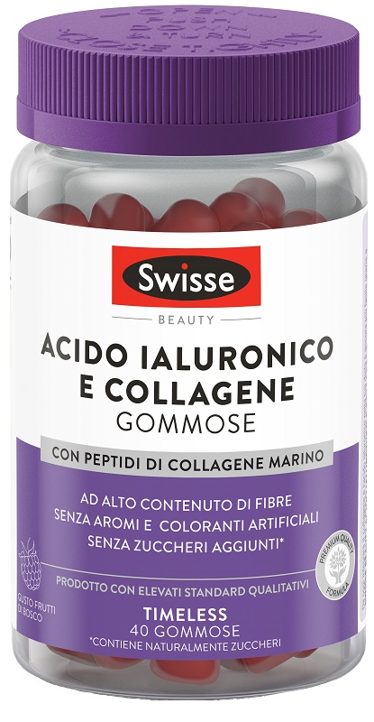 SWISSE ACIDO IALURONICO & COLLAGENE 40 GOMMOSE - farmascienza.it