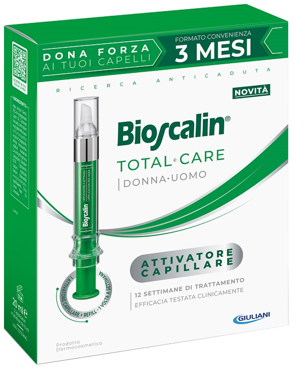 BIOSCALIN TOTAL CARE ATTIVATORE CAPILLARE 2 APPLICATORI MULTIDOSE X 10 ML - farmascienza.it